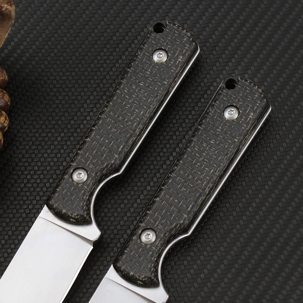 Tunafire Hunting Knives with K Sheath Case D2 Fixed Blade
