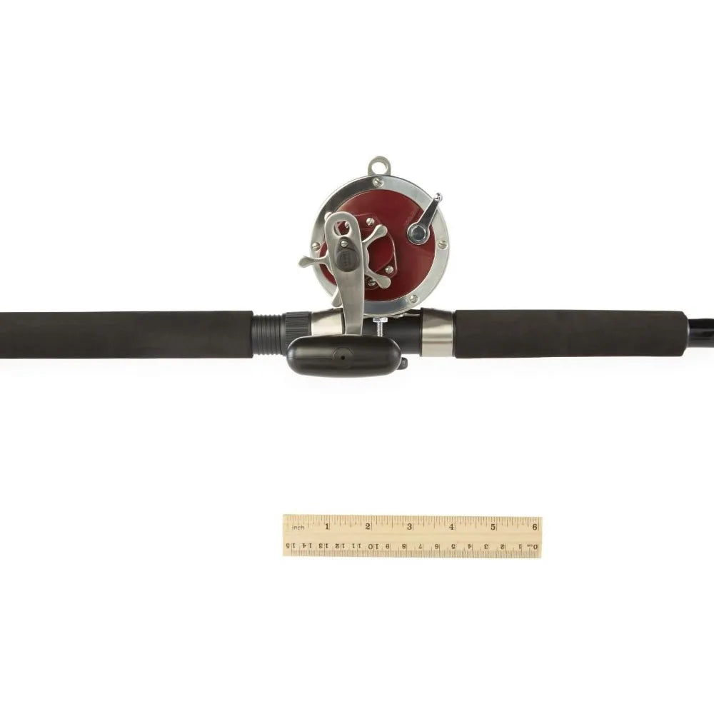 Special Senator 91332 Fishing Rod and Reel Combo, 6.5 Feet, Black/Smoke/Red