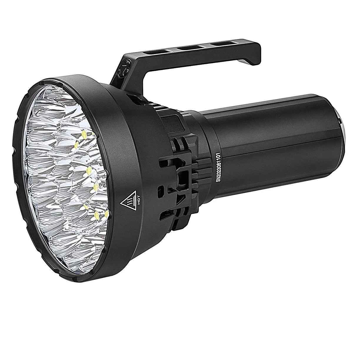 IMALENT MS32 200000 Lumen High Power Flashlight with 32 Cree XH70 II High Brightness LEDs, 100W Type-C Charging