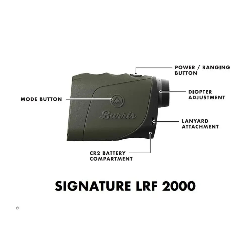 Burris Signature LRF 2000 7x Laser Rangefinder