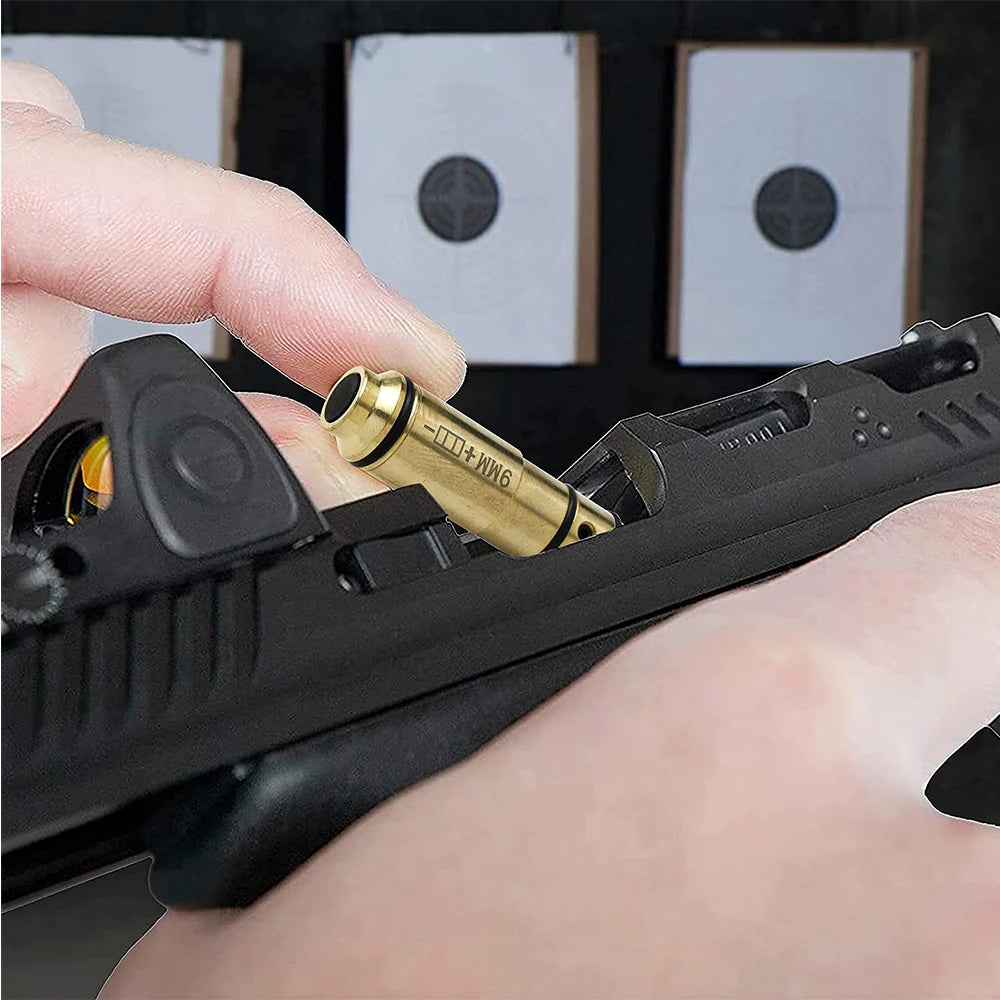 9mm/380ACP/40S&W/223Rem Dry Fire Laser Bore Sight