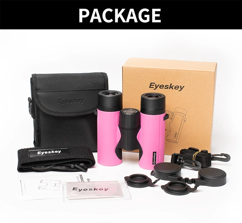 Eyeskey 8x32 Compact Binoculars, Waterproof