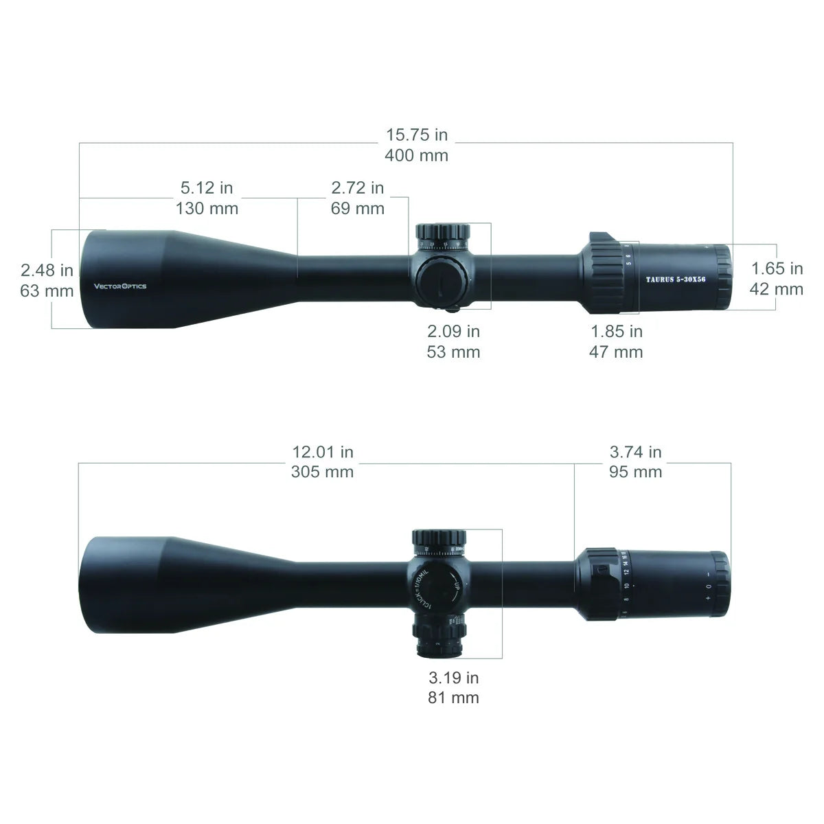 Vector Optics Taurus 5-30x56 Riflescope