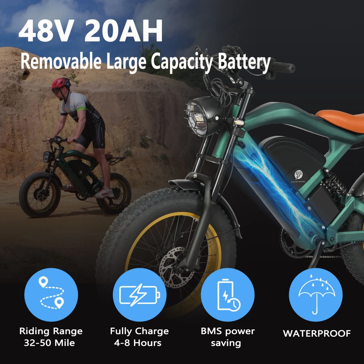 SMARTRAVEL ZM22 1200W E-Bike