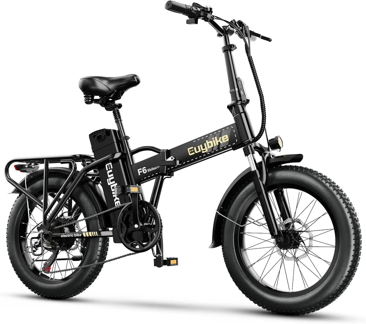 1000W Folding Electric Bike, 48V 20AH Large Removable Battery E Bike, 30+MPH, 80 Miles Max Range, 20" Fat Tire Electric Bike for Adults, Adult Electric Bicycles for Commute Beach Snow