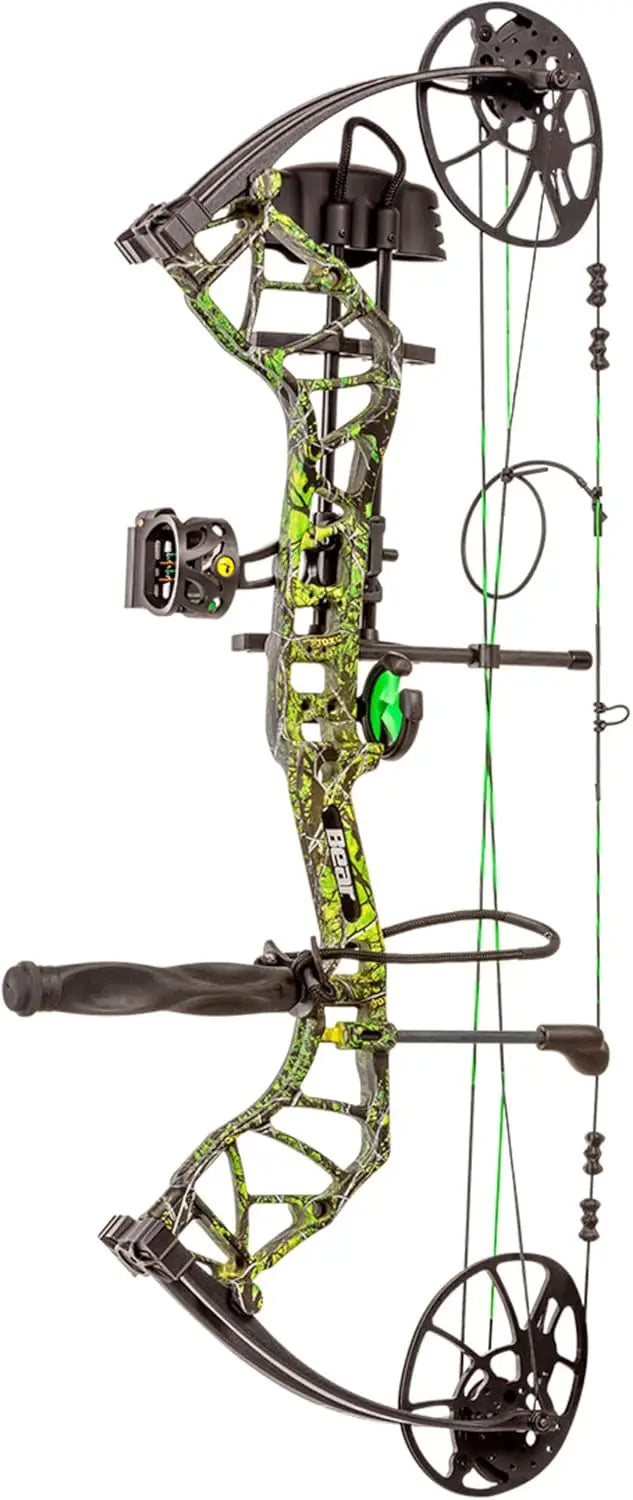 Bear Archery Legit Ready to Hunt Compound Bow Package for Adults & Youth, 14”- 30” Draw Length, 10-70 Lbs Draw Weight, Up to 315 FPS, Made in USA, Limited Life-Time Warranty