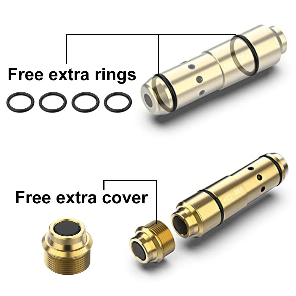 9mm/380ACP/40S&W/223Rem Dry Fire Laser Bore Sight