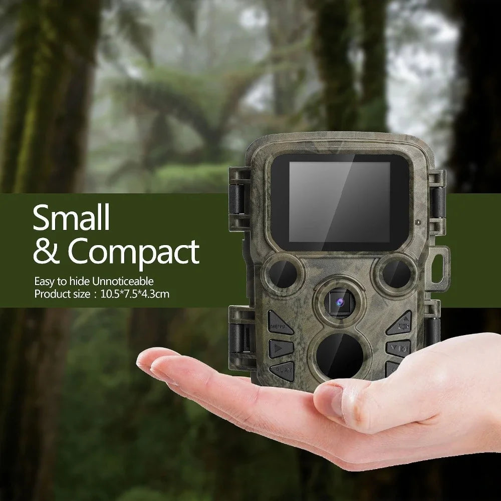 Mini301 Trail Camera Night Vision Hunting Motion 1080P 20MP IP65 Waterproof