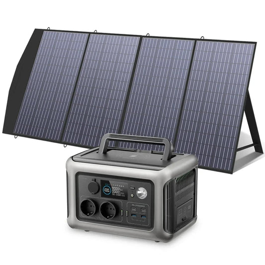 ALLPOWERS Portable Power Station R600W Solar Generator with Solar Panel