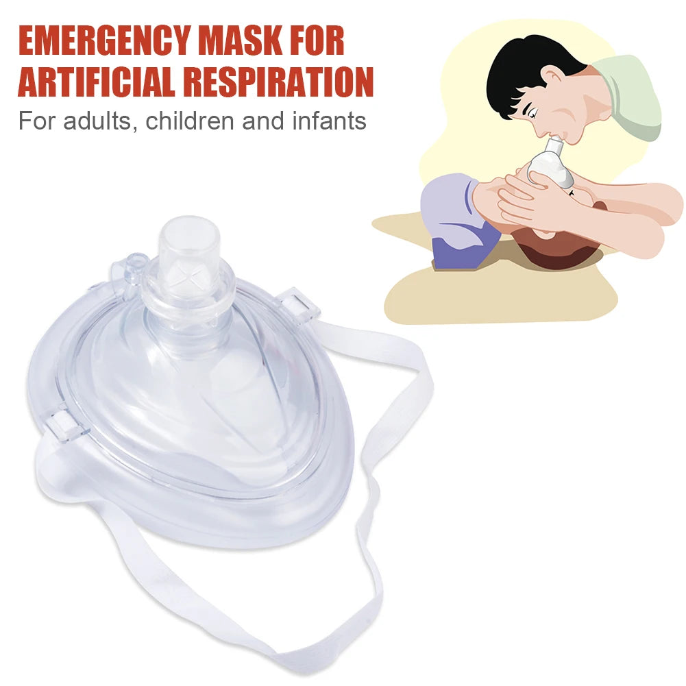 First Aid CPR Mask Resuscitator One-Way Valve