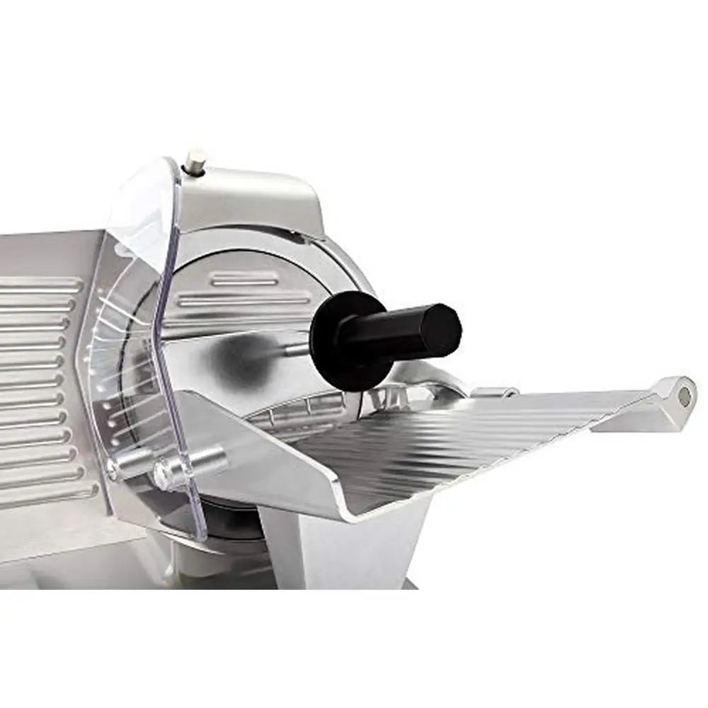 BESWOOD 10" Premium Chromium-plated Steel Blade Electric Deli Meat Cheese Food Slicer Commercial and for Home use 240W