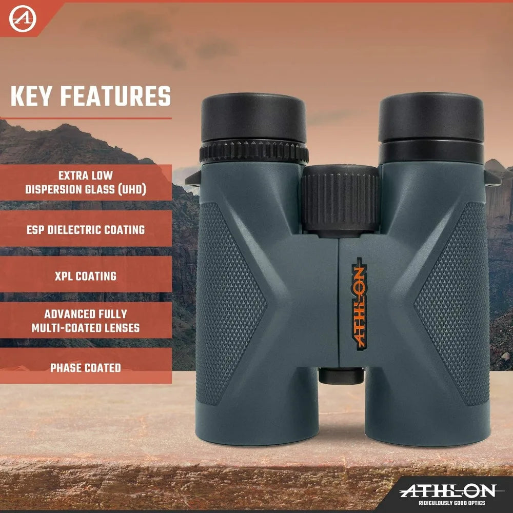 8x42 Midas UHD Gray Binoculars with ED Glass
