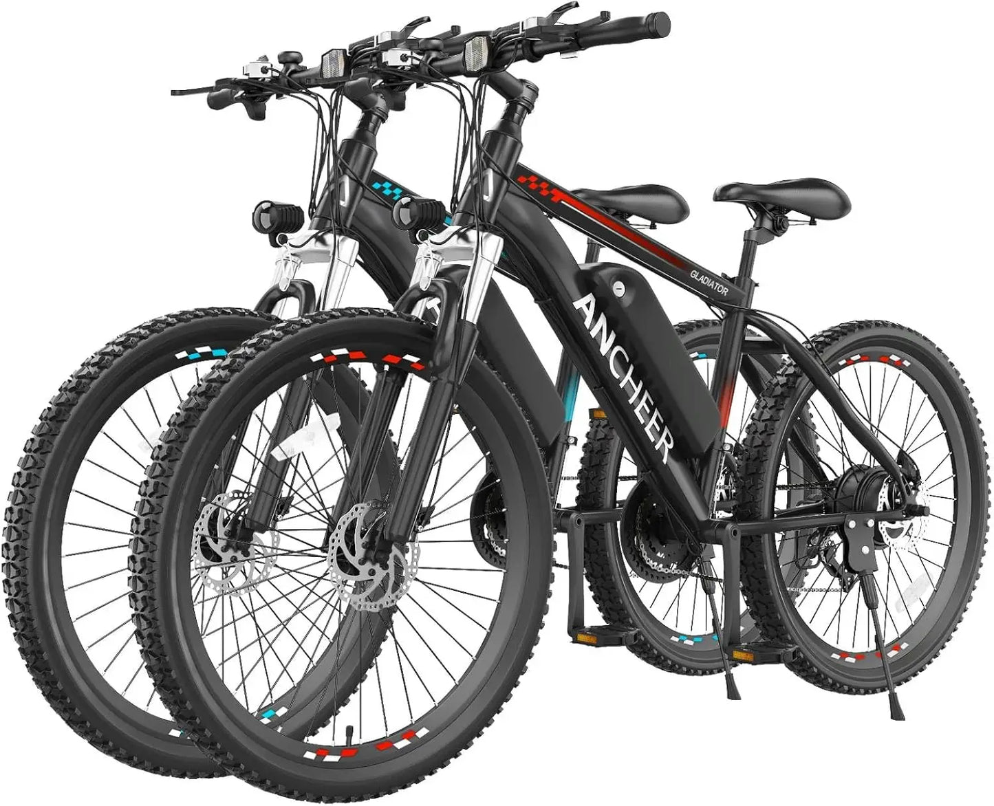 ANCHEER 500W 26" Electric Bike for Adults, [Peak 750W], 48V 10.4Ah Battery, Up to 55 Miles, 3H Fast Charge, Electric Mountain Bike, 2.1" eMTB Tire, 21 Speed, 22MPH Adults Electric Bicycle