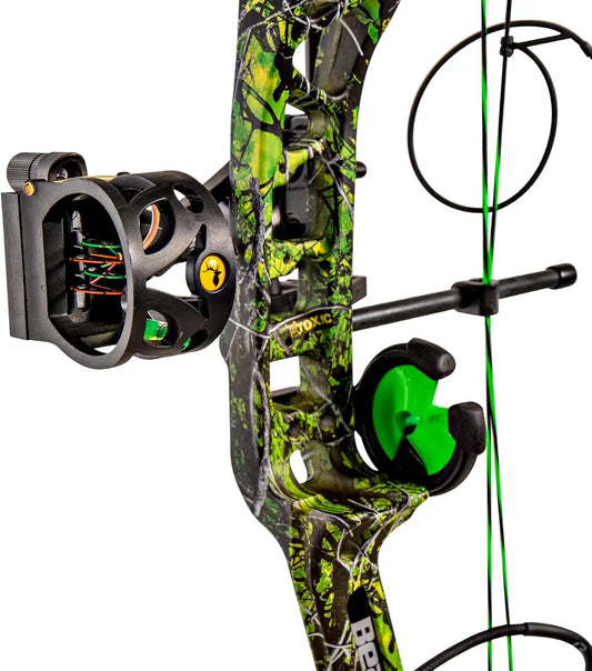 Bear Archery Legit Ready to Hunt Compound Bow Package for Adults & Youth, 14”- 30” Draw Length, 10-70 Lbs Draw Weight, Up to 315 FPS, Made in USA, Limited Life-Time Warranty