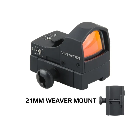 Victoptics V3 1x22 Dovetail Red Dot Sight 3.5MOA Dot Size 60 Minutes Auto Shut Down Rifle Scope Fit Pistol Glock 17 19