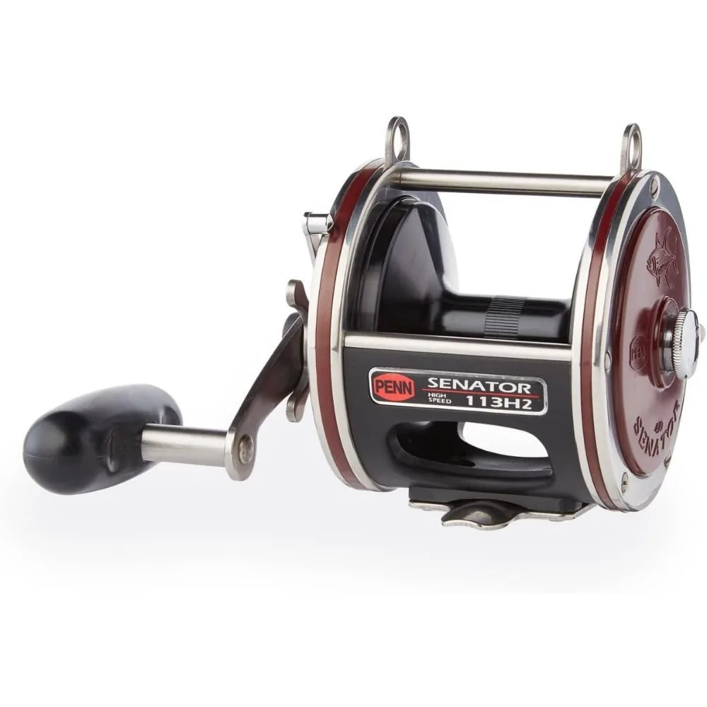 Penn Special Senator Fishing Rod and Reel Combo, 6.5 Feet, Black/Smoke/Red