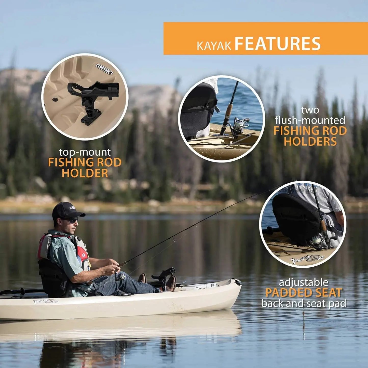 Lifetime Tamarack Angler 100 Fishing Kayak