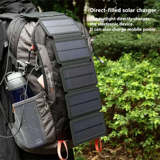 Outdoor Portable Solar Charging Panel Foldable 5V 1A USB Device High Power Output