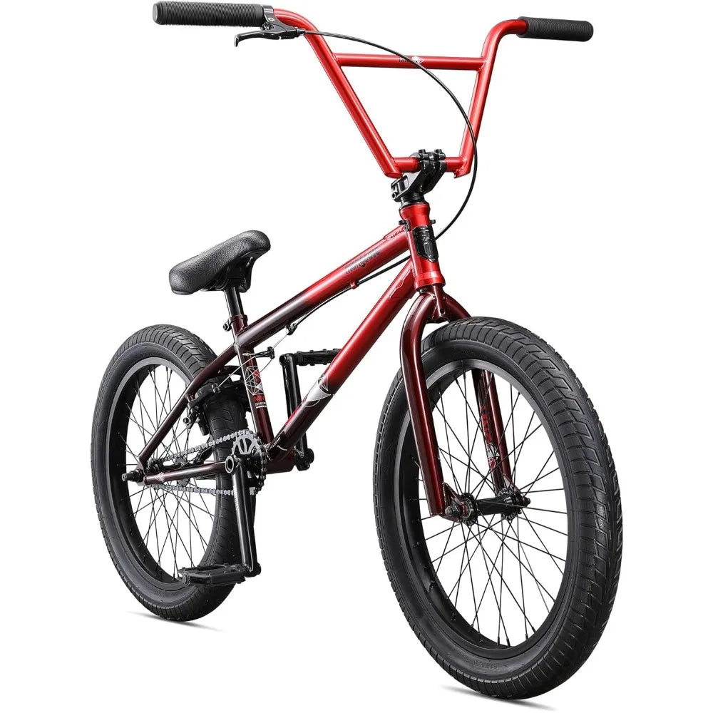 Mongoose Legion Freestyle BMX Bike for Advanced-Level or Professional Riders, Adult Men Women, 4130 Chromoly Frame, and 20-Inch Wheels