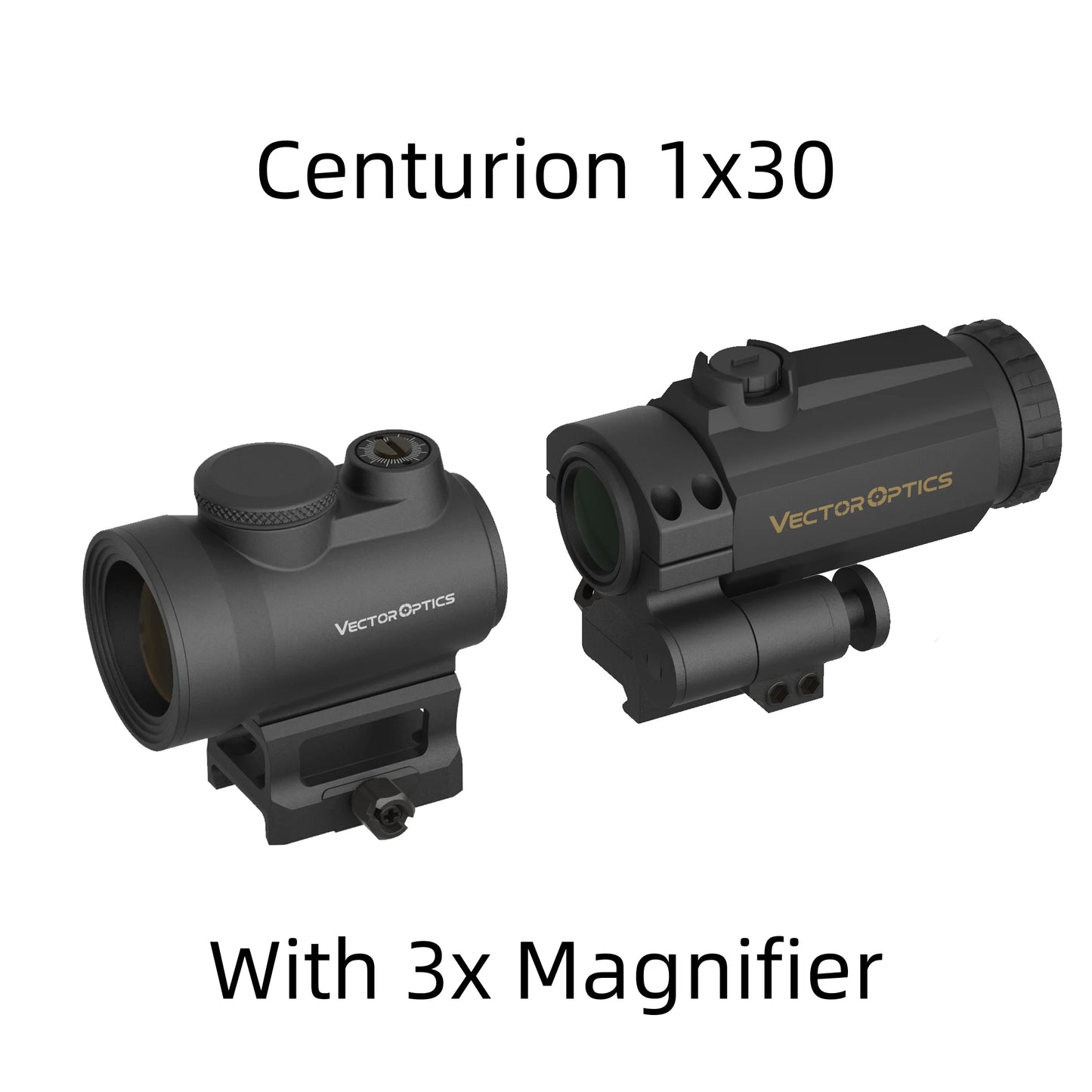 Vector Optics Centurion 1x20/1x30 Red Dot Sight Scope Hunting Riflescope 3 MOA 20000 Hour Runtime 12ga .223 AR15 5.56 .308win