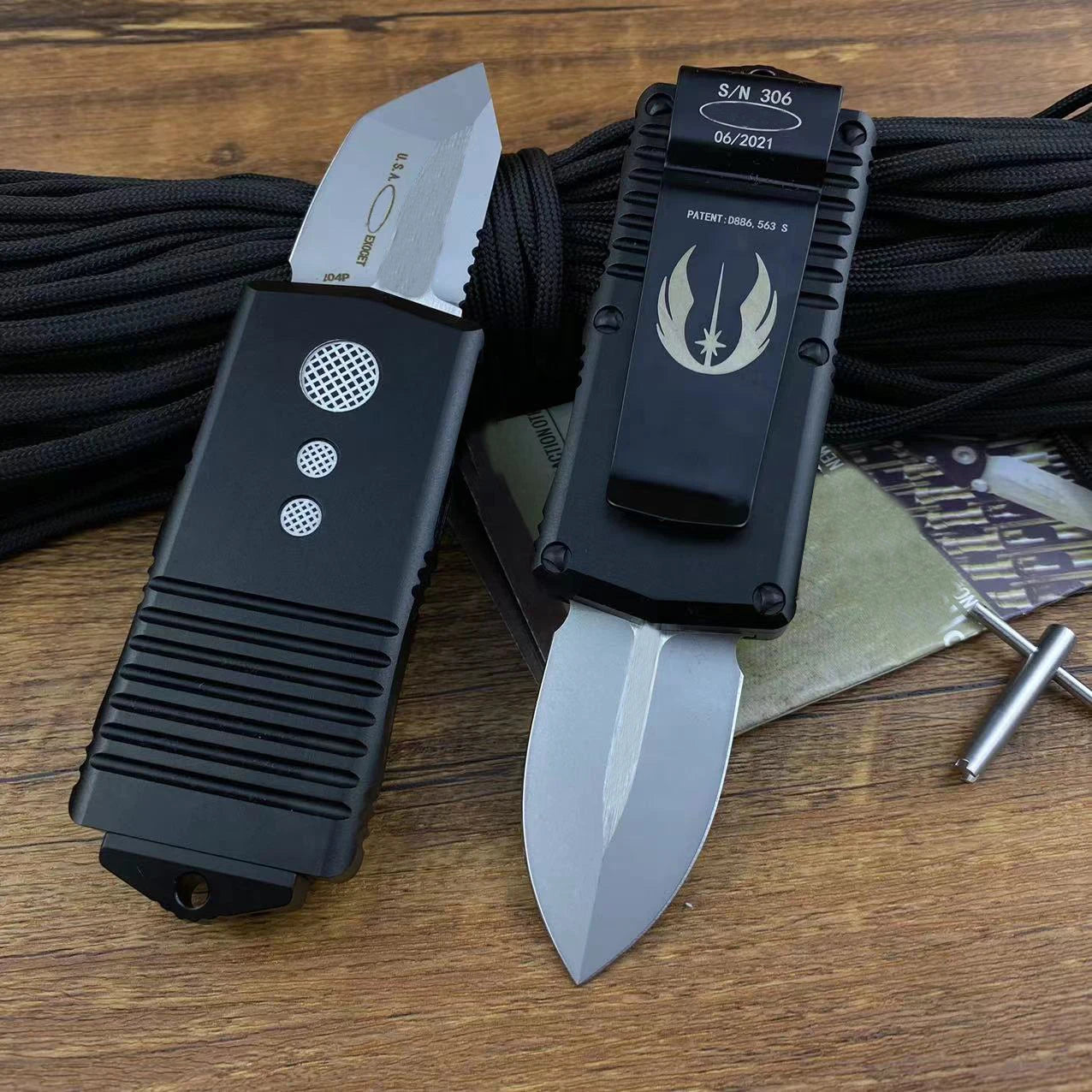 MT Exocet Bounty Hunter Micro OTF Knife Blade