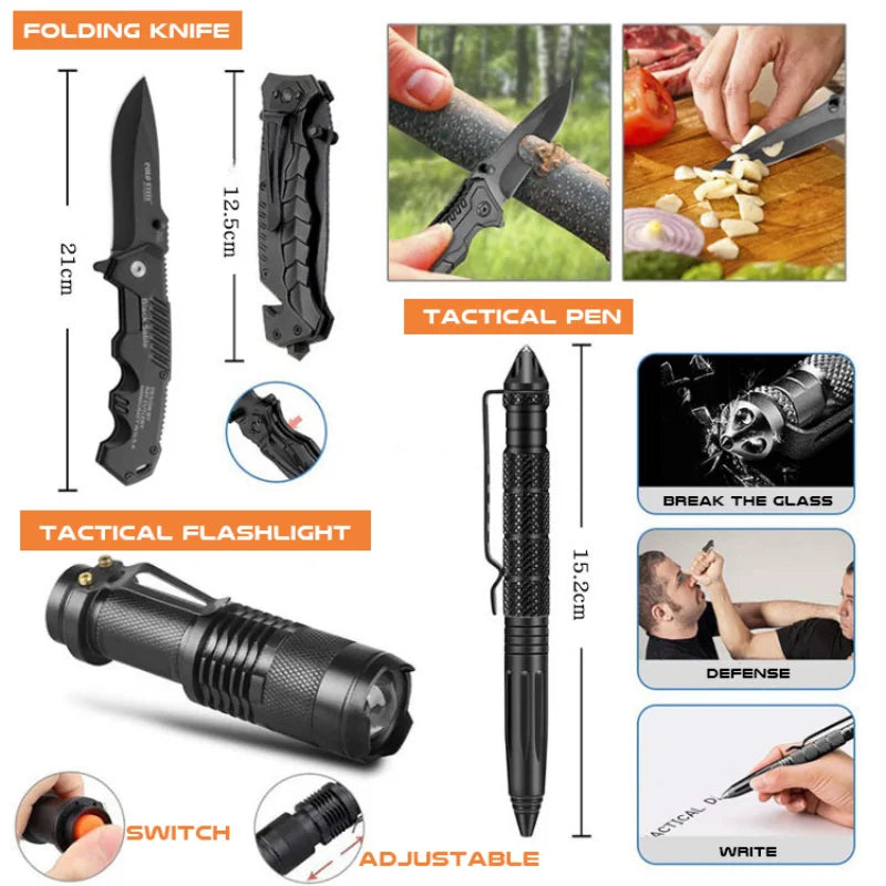 Multifunction Outdoor Adventure Survival Kit