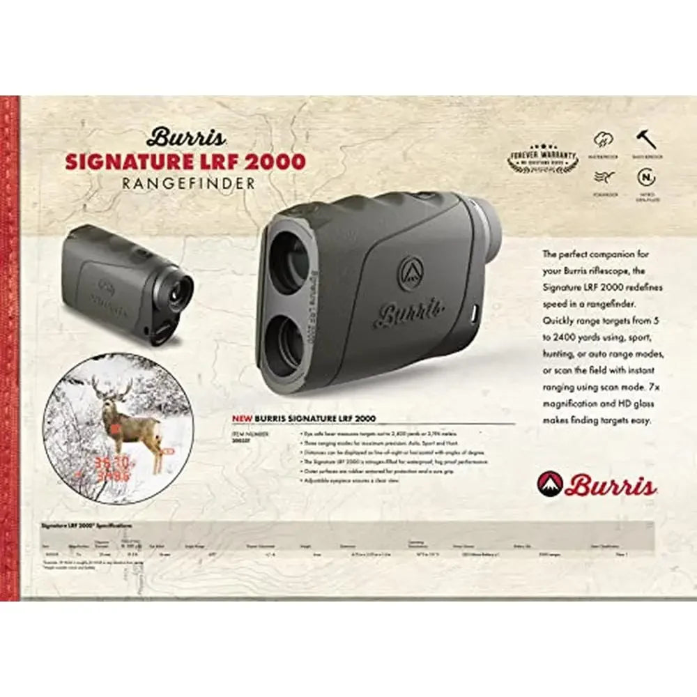 Burris Signature LRF 2000 7x Laser Rangefinder