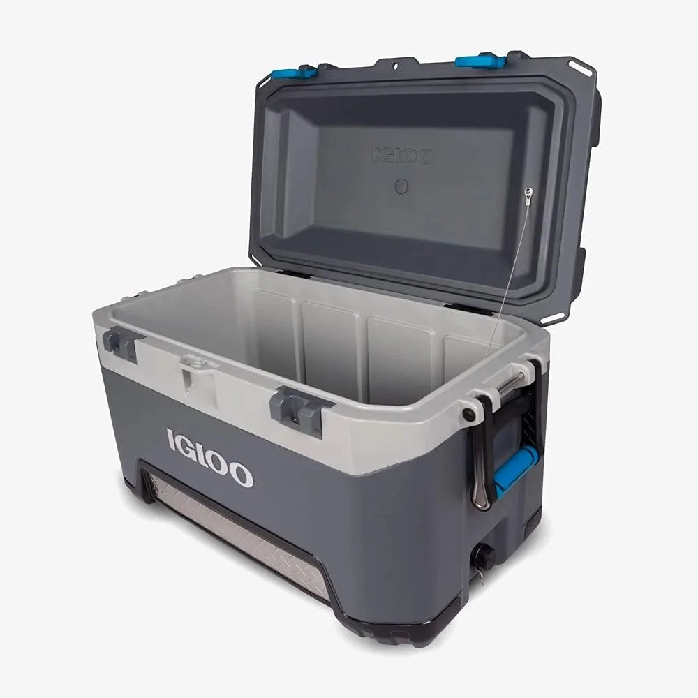 IGLOO 72 Quart Cooler with Cool Riser Technology, Fish Ruler and Tie-Down Points
