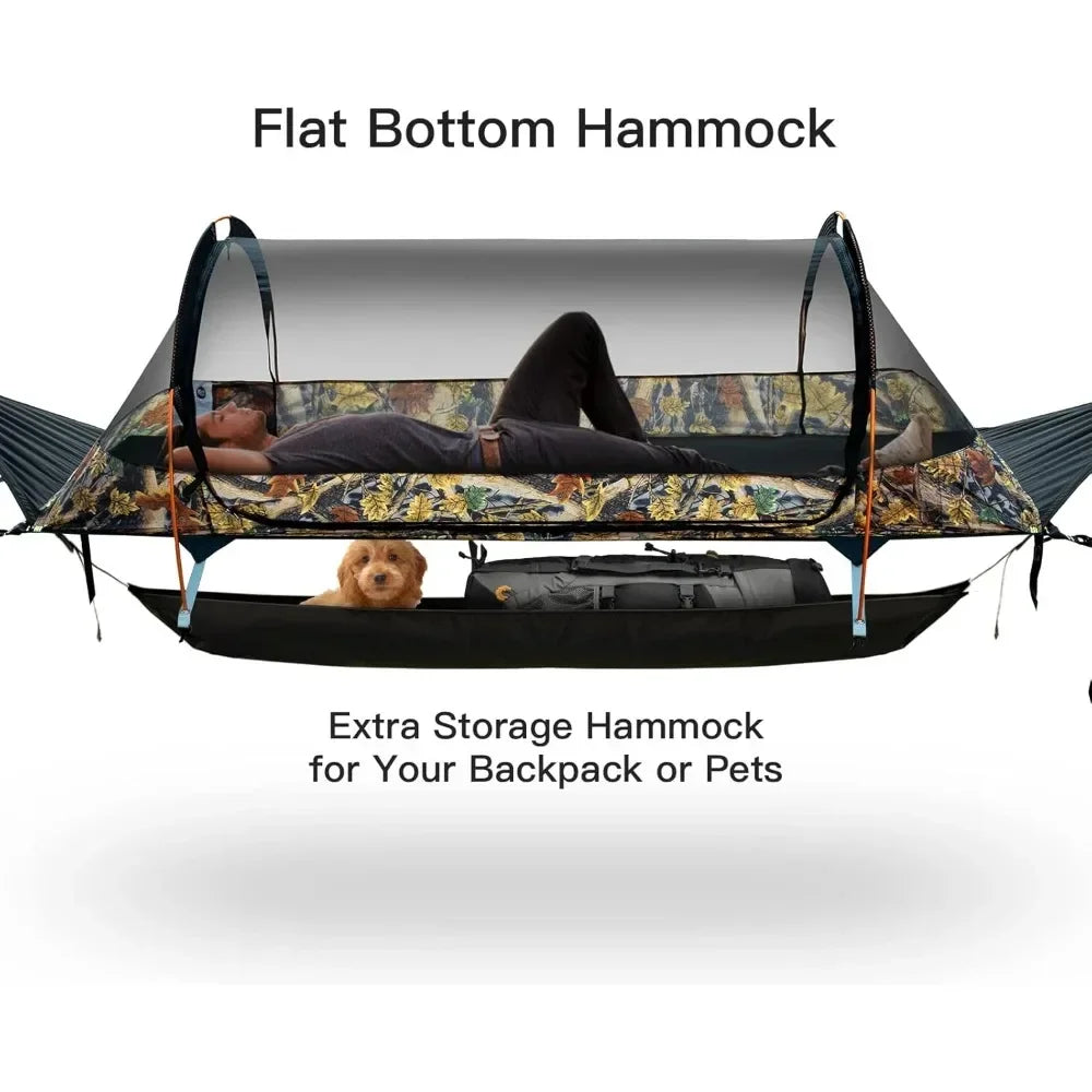 Lay Flat Hammock Tent with Mosquito