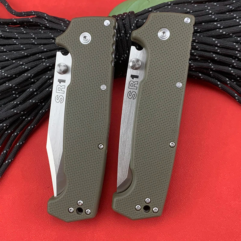 SR EDC Folding Knife, Nylon Fiber Handle