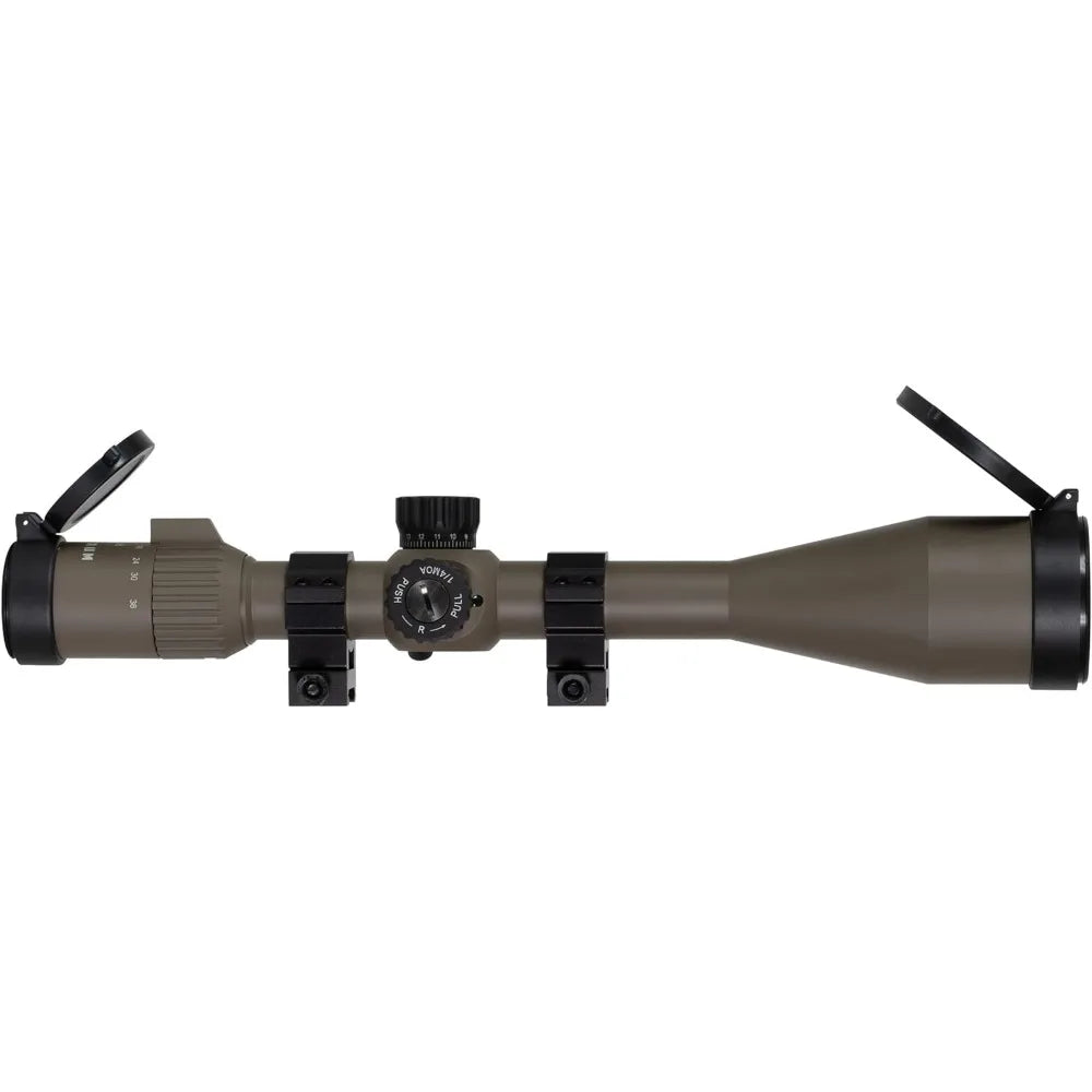 First Focal Plane FFP Rifle Scope With Illuminated MOA Reticle and Parallax Adjustment