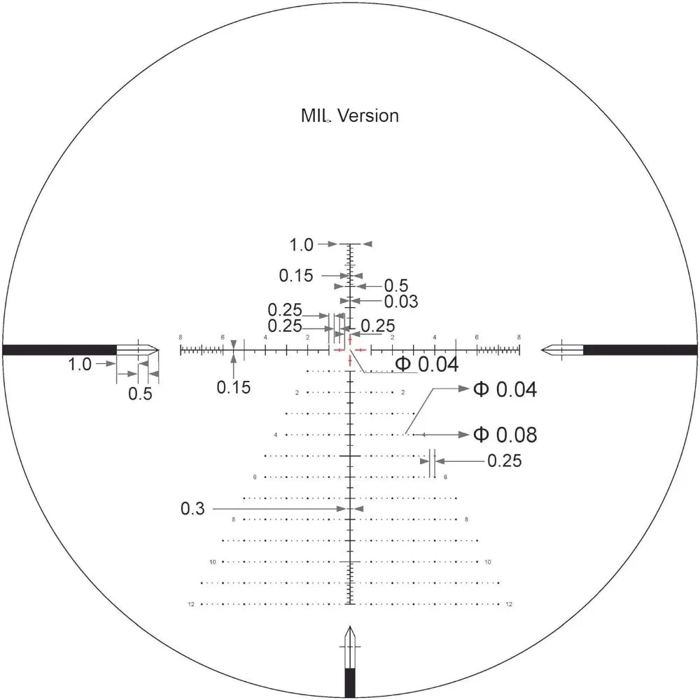 Illuminated Reticle With Zero Stop, 30mm Tube, Lightweight Riflescope