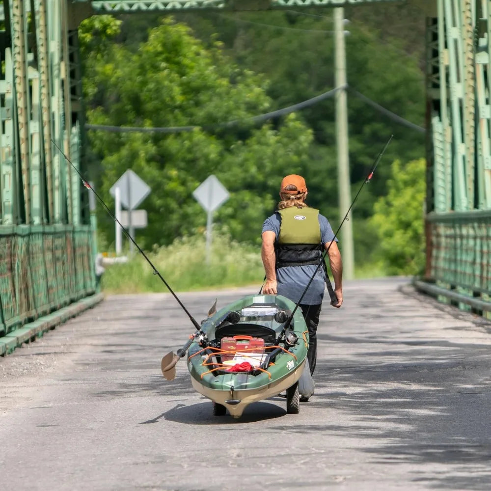 Sentinel 100X Angler Fishing Kayak - Sit-on-Top Kayak - Lightweight - 9.6 ft