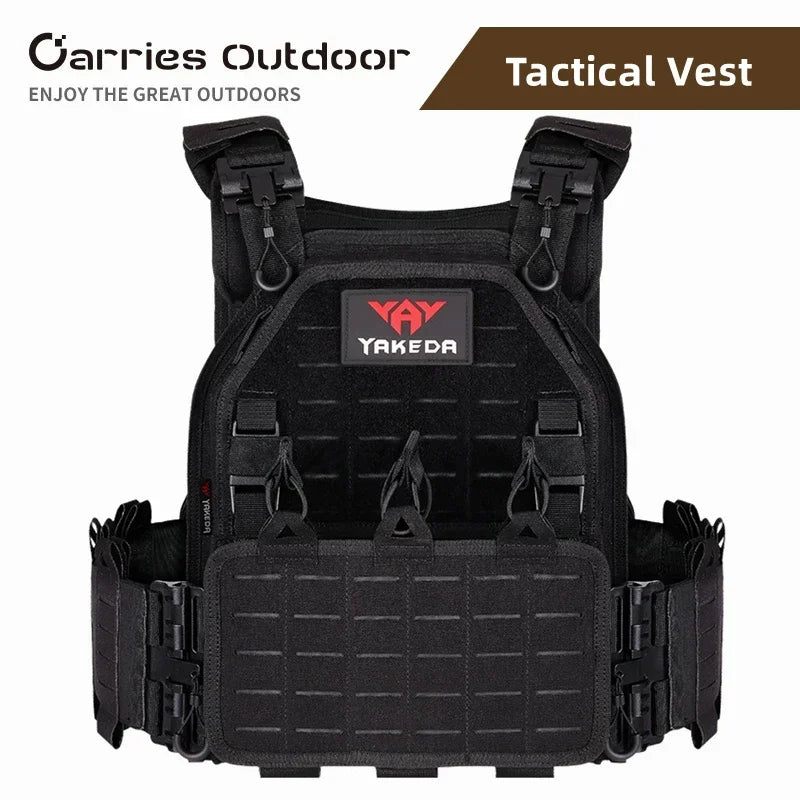 YAKEDA Plate Carrier Tactical Adjustable Vest