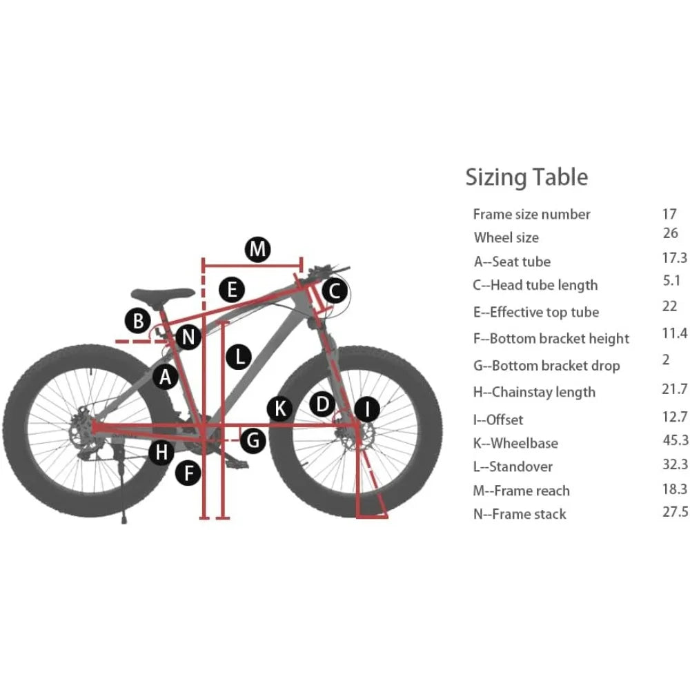 Max4out OUTROAD 26 inch Fat/Normal Tire Mountain Bike, 21