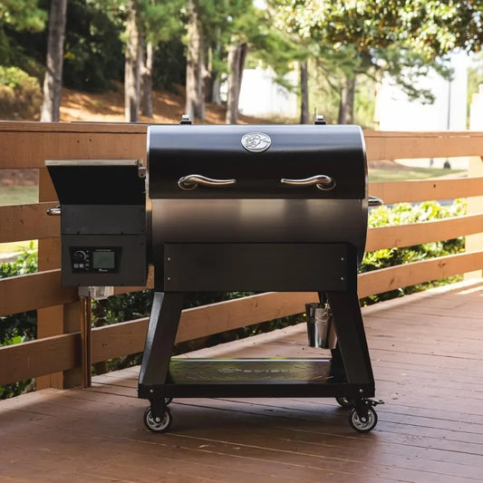 Deck Boss 590, Pellet Smoker Grill, Outdoor Grill, BBQ Grill, Electric Pellet Smoker Grill Combo, Wi-Fi-Enabled, Electric Pellet Grill, 592 Square Inches of Cook Space