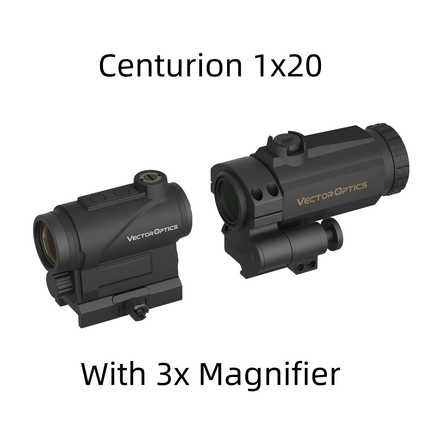 Vector Optics Centurion 1x20/1x30 Red Dot Sight Scope Hunting Riflescope 3 MOA 20000 Hour Runtime 12ga .223 AR15 5.56 .308win