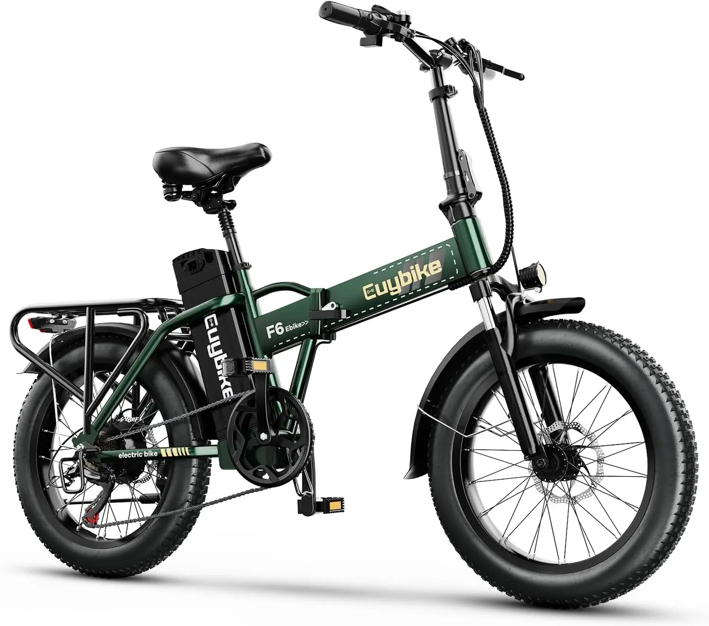 1000W Folding Electric Bike, 48V 20AH Large Removable Battery E Bike, 30+MPH, 80 Miles Max Range, 20" Fat Tire Electric Bike for Adults, Adult Electric Bicycles for Commute Beach Snow