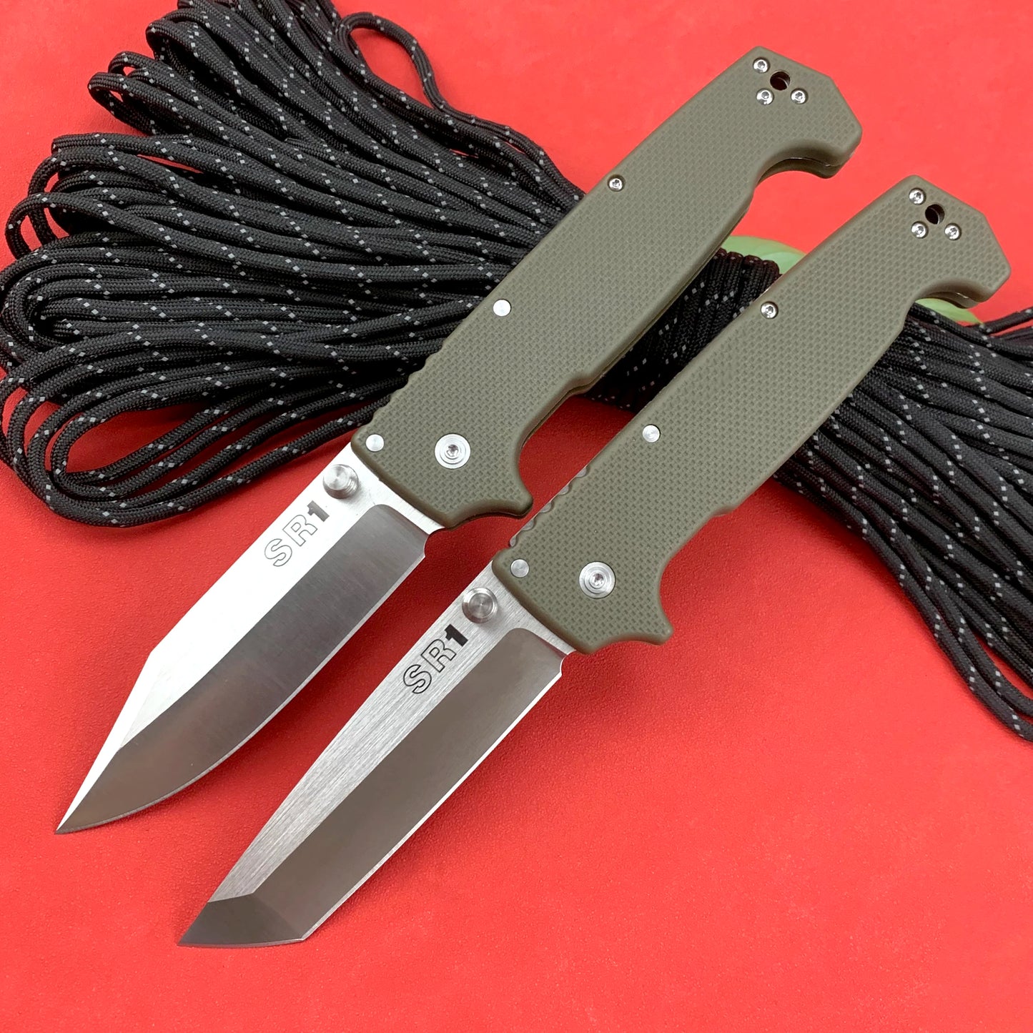 SR EDC Folding Knife, Nylon Fiber Handle