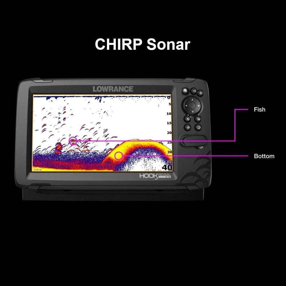 Hook Reveal 5 Inch Fish Finder with Transducer