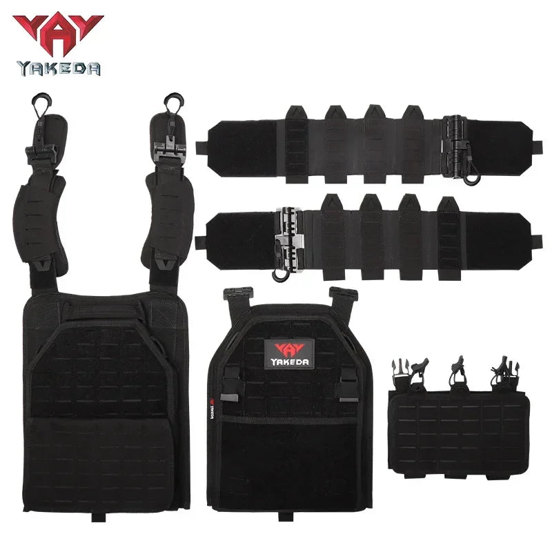 YAKEDA Plate Carrier Tactical Adjustable Vest