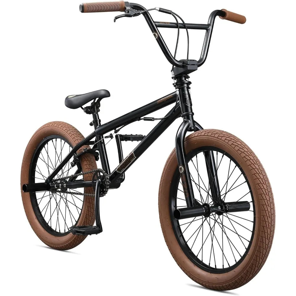 Mongoose Legion Freestyle BMX Bike, Intermediate Rider, Boys and Girls Bikes, 20-Inch Wheels, Hi-Ten Steel Frame