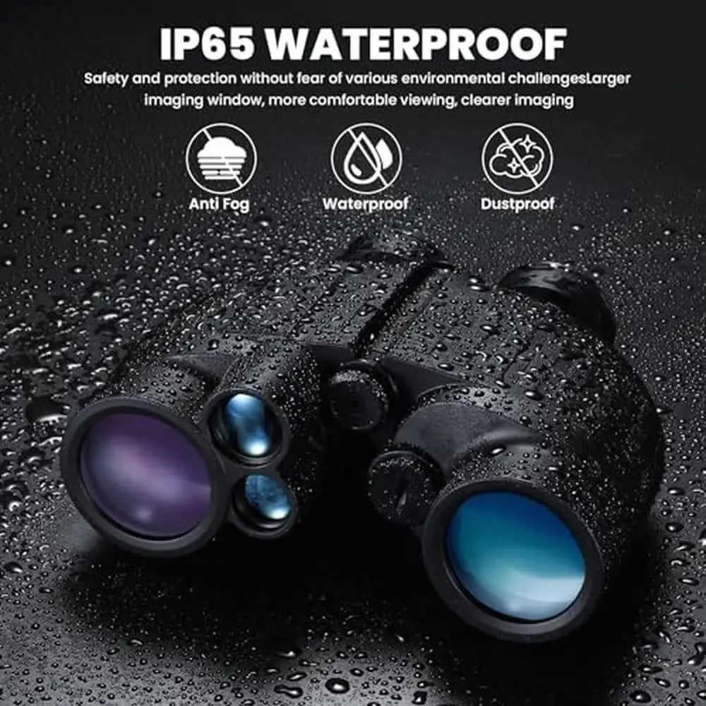 40mm HD Waterproof Rangefinder Binoculars with Electronic Compass & High Definition Coating