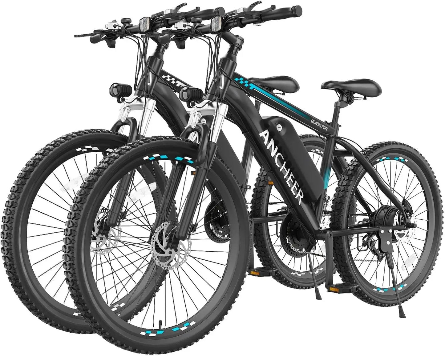 ANCHEER 500W 26" Electric Bike for Adults, [Peak 750W], 48V 10.4Ah Battery, Up to 55 Miles, 3H Fast Charge, Electric Mountain Bike, 2.1" eMTB Tire, 21 Speed, 22MPH Adults Electric Bicycle