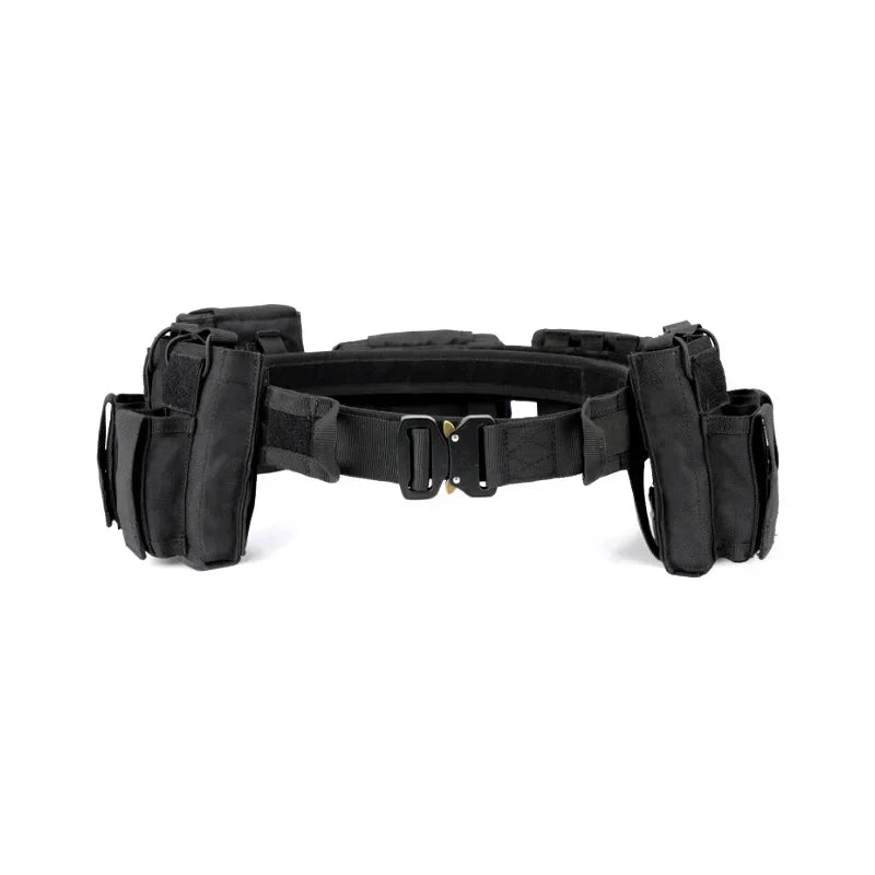 6 in 1 Tactical Belt with Pouches Waterproof