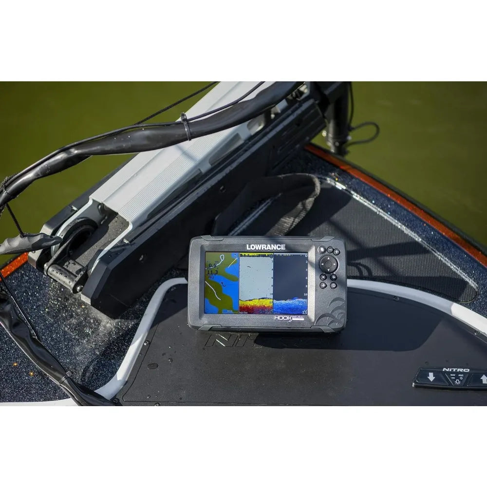 Hook Reveal 5 Inch Fish Finder with Transducer