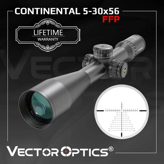 Vector Optics 34mm Continental 5-30x56 HD FFP Riflescope