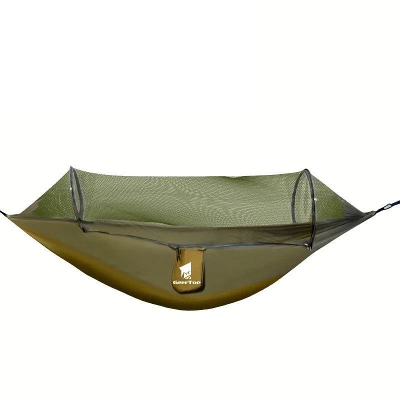 Geer Top Outdoor Swing Nylon Hammock Tent Waterproof Durable Anti Mosquito Hanging Hammock Outdoor Furniture Survival Camping Equipment