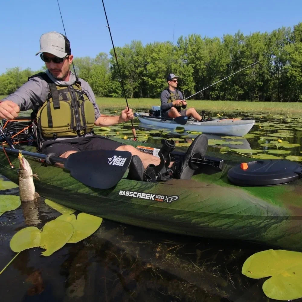 Pelican Sit-on-top Fishing Kayak Kayak 10 Feet Lightweight one Person Kayak Perfect for Fishing