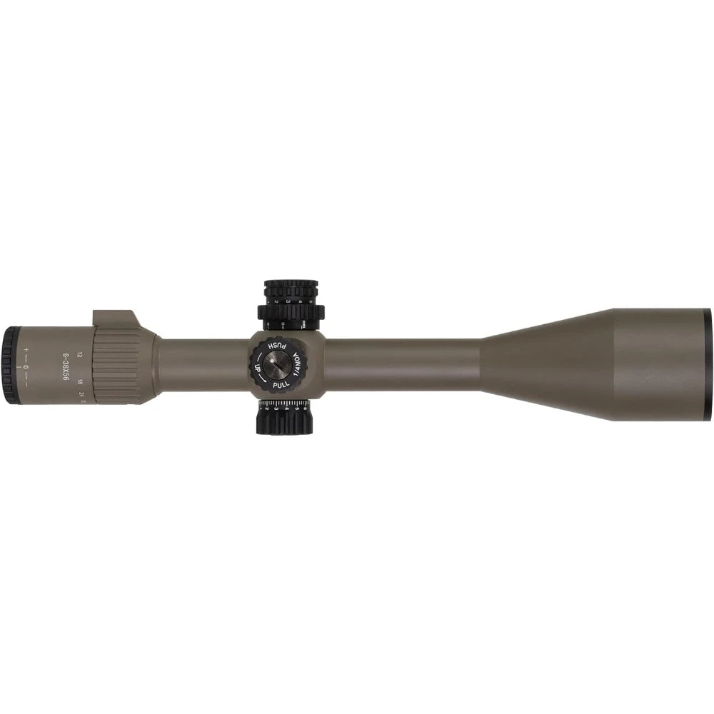 First Focal Plane FFP Rifle Scope With Illuminated MOA Reticle and Parallax Adjustment